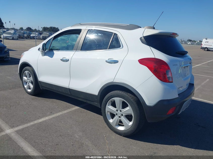 Vin: kl4cjesb4gb531670, lot: 46700976, buick encore 20163
