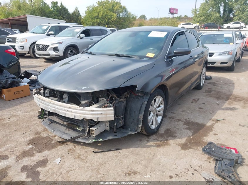 Vin: 1c3cccabxfn665767, lot: 46700977, chrysler 200 limited 20152