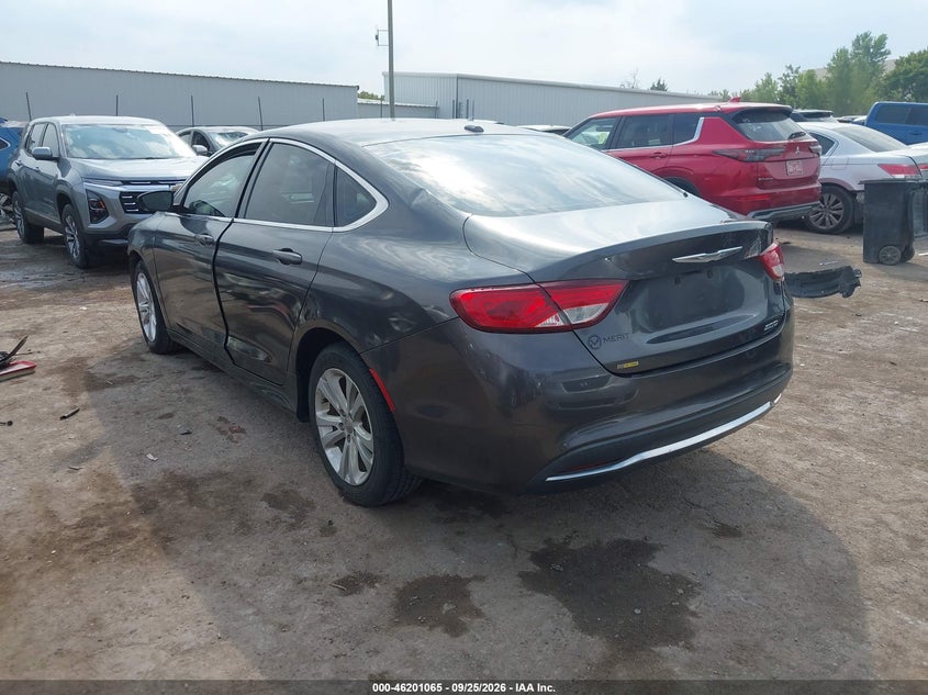 Vin: 1c3cccabxfn665767, lot: 46700977, chrysler 200 limited 20153