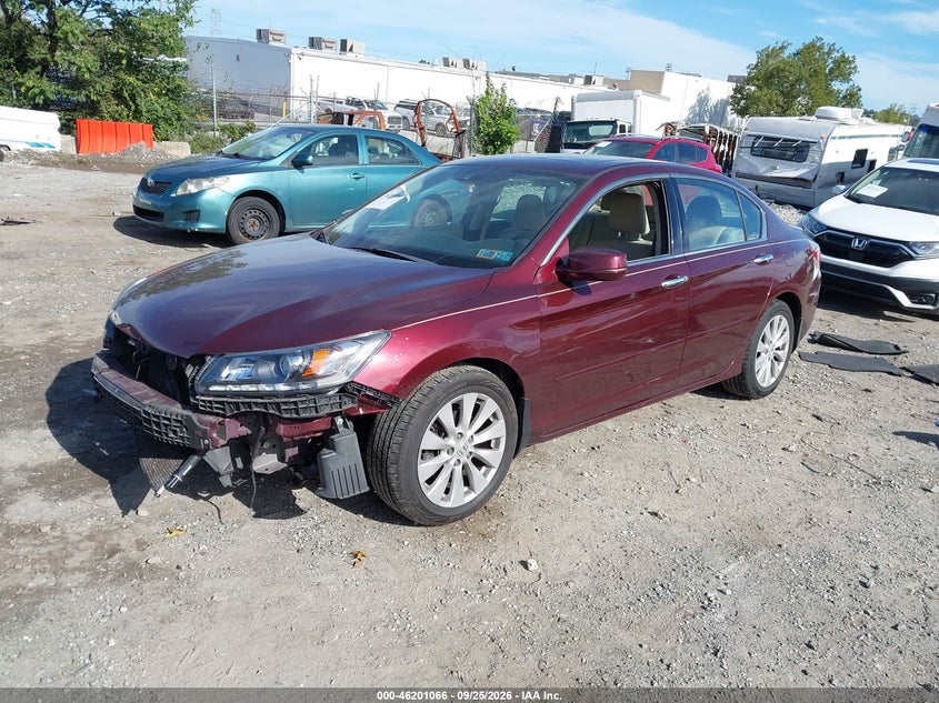 Vin: 1hgcr3f83ea028041, lot: 46700978, honda accord ex-l 20142
