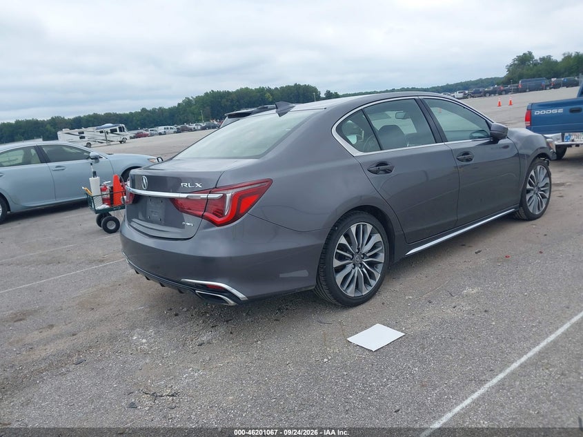 Vin: jh4kc1f53jc001585, lot: 46700979, acura rlx 20184