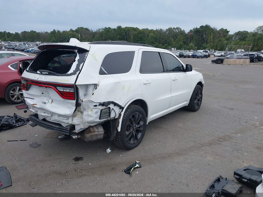 Vin: 1c4rdjdg4mc644629, lot: 46701005, dodge durango gt 20214
