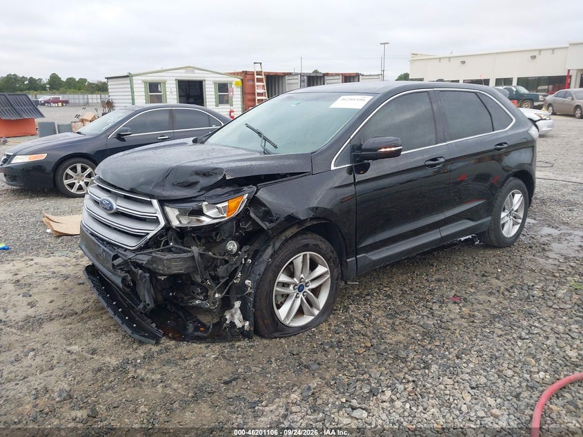Vin: 2fmpk3j90hbb45231, lot: 46701018, ford edge sel 20172