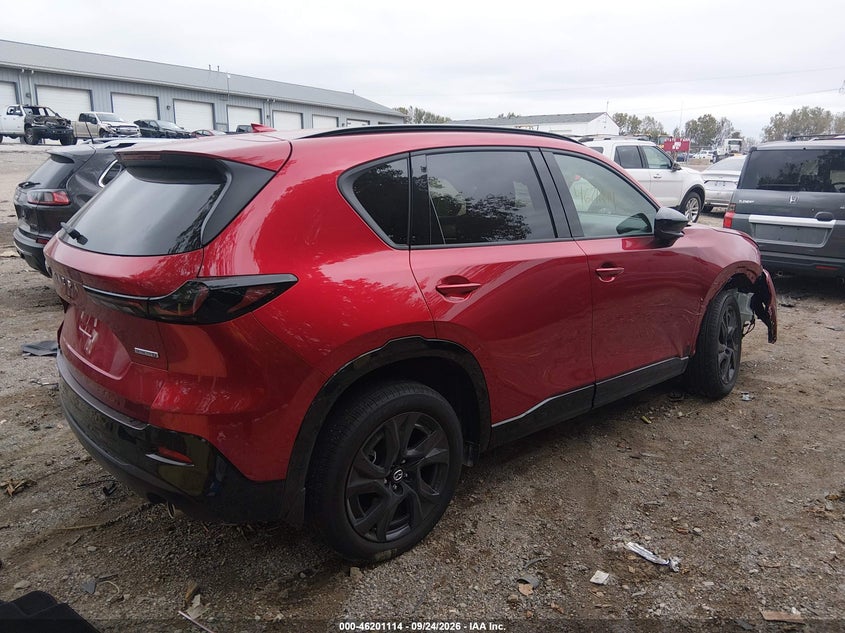 Vin: jm3kmdha0t0140126, lot: 46701026, mazda cx-5 2.5 s premium 20264