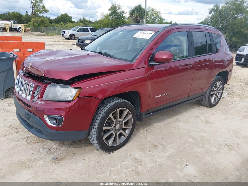 Vin: 1c4njccb4ed652590, lot: 46701071, jeep compass limited 20142
