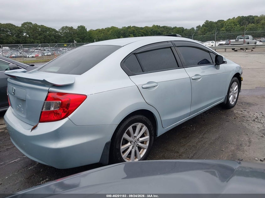 Vin: 2hgfb2f89ch530692, lot: 46701095, honda civic sdn ex 20124