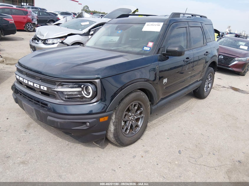 Vin: 3fmcr9b67prd26456, lot: 46701102, ford bronco sport big bend 20232