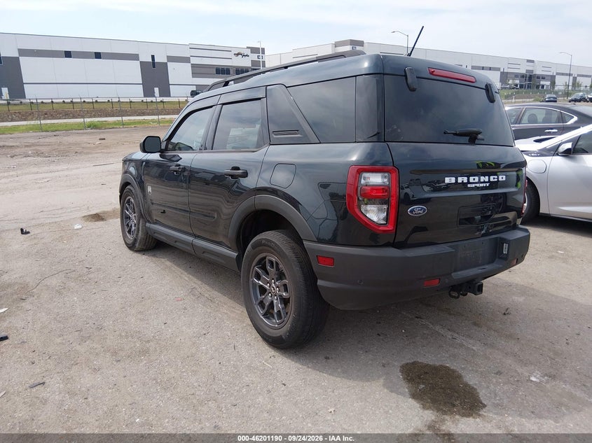 Vin: 3fmcr9b67prd26456, lot: 46701102, ford bronco sport big bend 20233