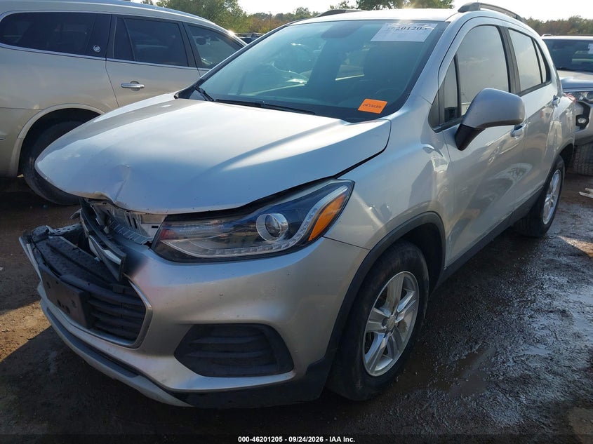 Vin: kl7cjlsb0mb304057, lot: 46701117, chevrolet trax fwd lt 20212