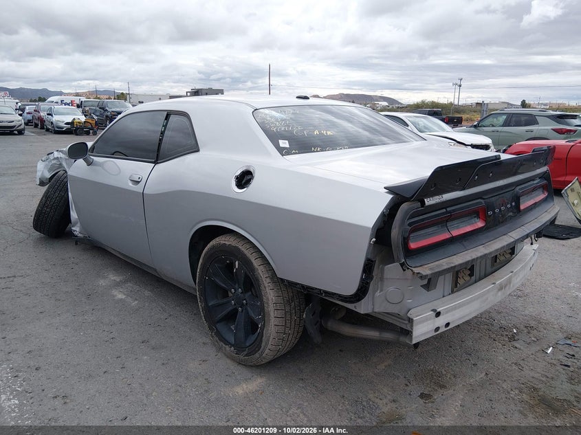 Vin: 2c3cdzagxph540774, lot: 46701121, dodge challenger sxt 20233