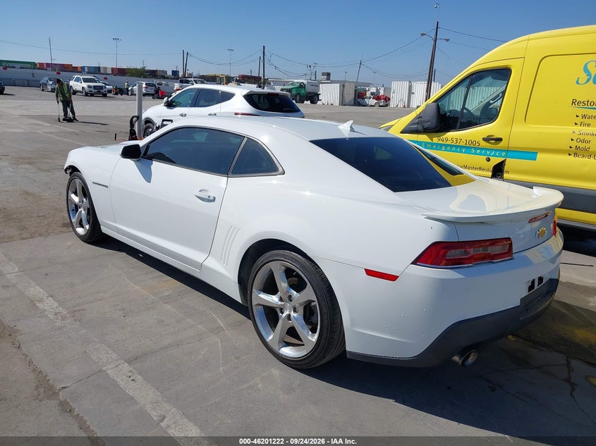 Vin: 2g1fd1e36f9232939, lot: 46701135, chevrolet camaro 1lt 20153