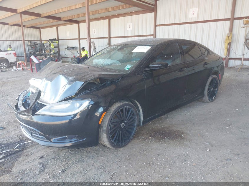 Vin: 1c3cccbb6fn554227, lot: 46701142, chrysler 200 s 20152