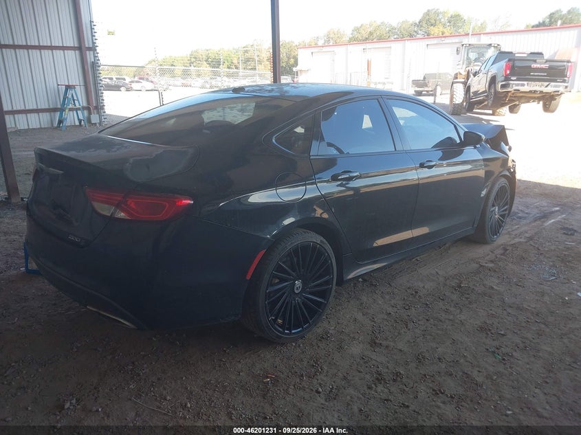 Vin: 1c3cccbb6fn554227, lot: 46701142, chrysler 200 s 20154
