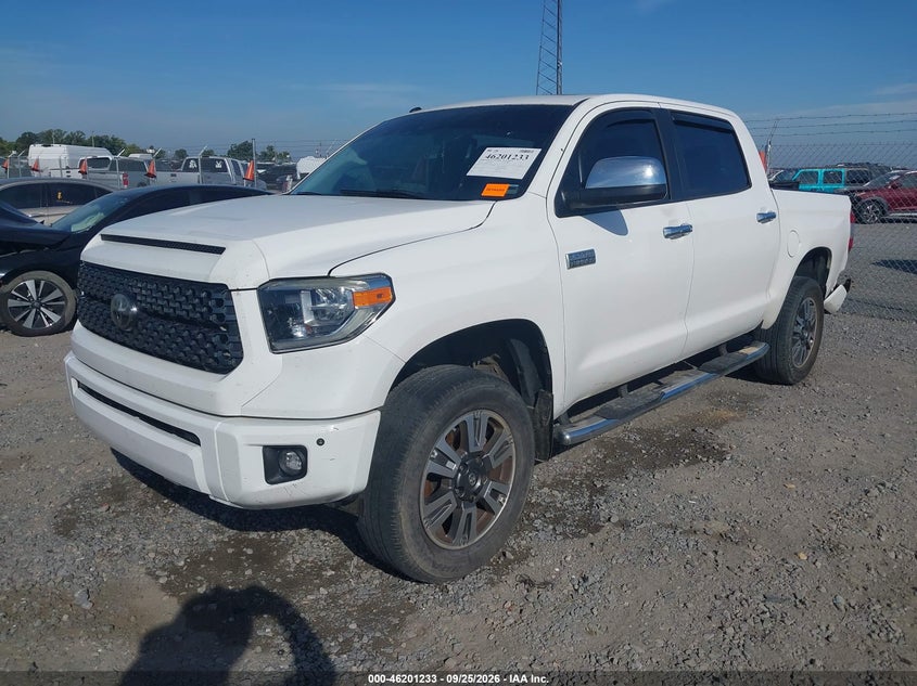 Vin: 5tfay5f18kx778972, lot: 46701145, toyota tundra platinum 5.7l v8 20192