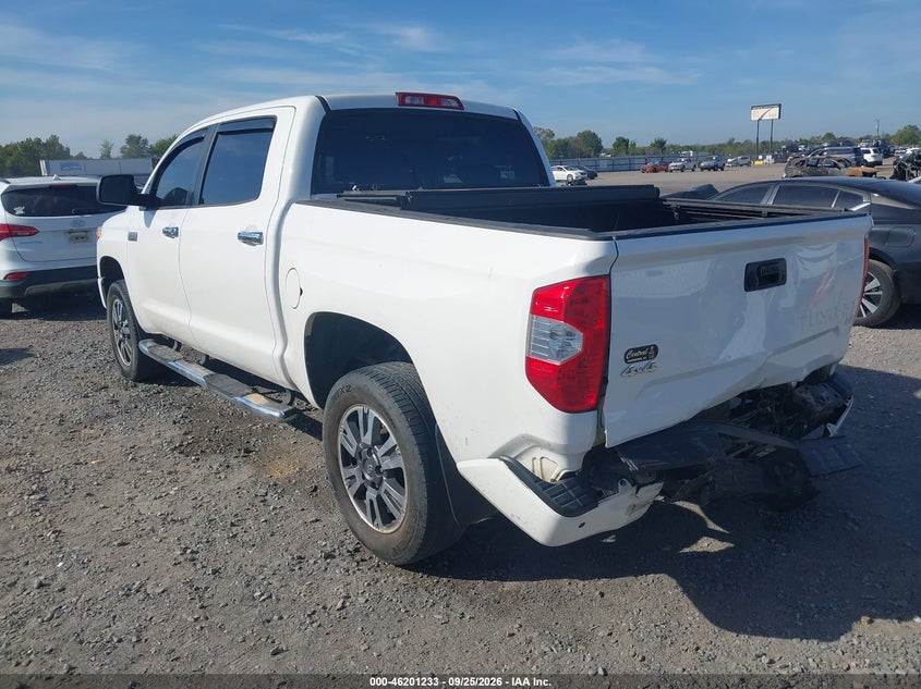 Vin: 5tfay5f18kx778972, lot: 46701145, toyota tundra platinum 5.7l v8 20193