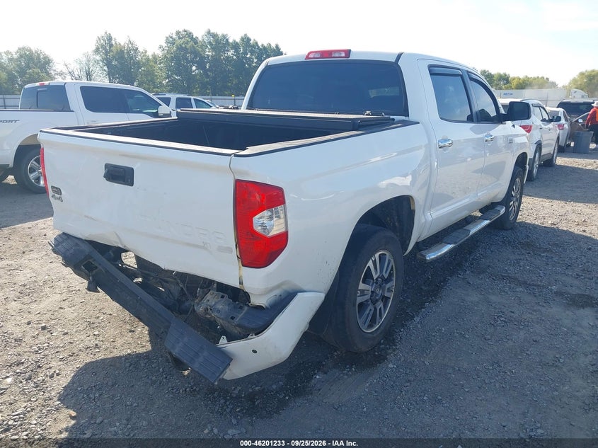 Vin: 5tfay5f18kx778972, lot: 46701145, toyota tundra platinum 5.7l v8 20194