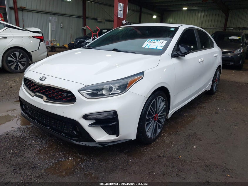 Vin: 3kpf44ac7me409477, lot: 46701146, kia forte gt manual 20212