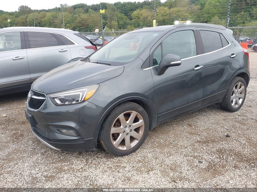 Vin: kl4cjdsb3hb071641, lot: 46701149, buick encore premium 20172