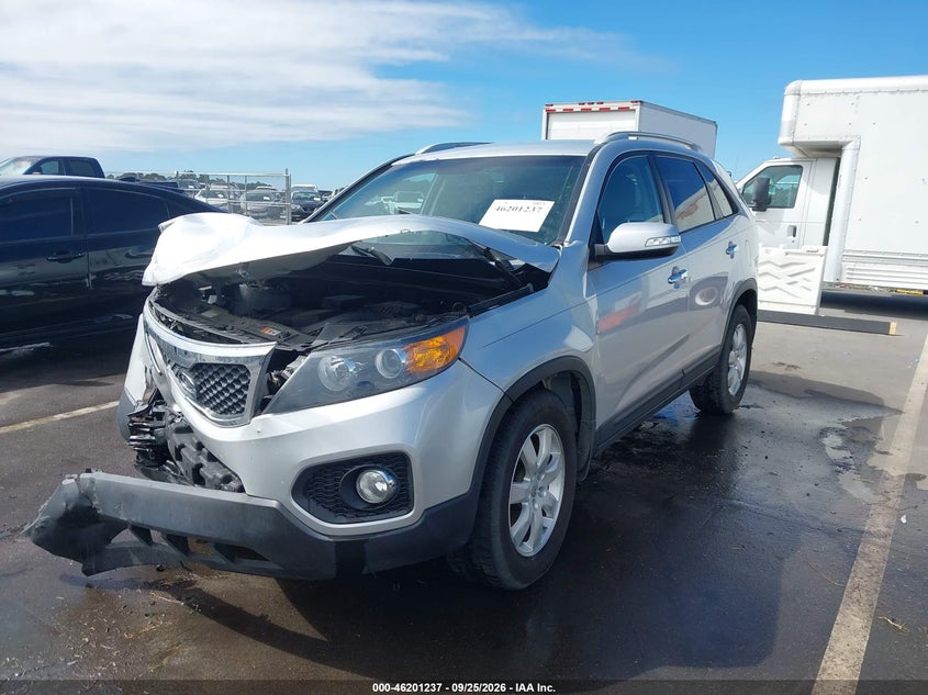 Vin: 5xykt3a61dg350449, lot: 46701150, kia sorento lx 20132