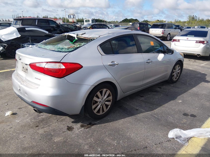 Vin: knafx4a82f5308362, lot: 46701152, kia forte ex 20154