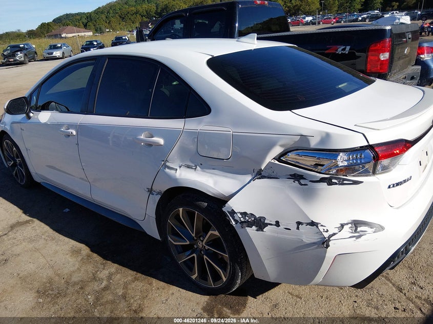 Vin: jtds4mce5mj054759, lot: 46701158, toyota corolla se 20213