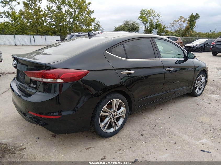 Vin: kmhd84lf4hu206360, lot: 46701159, hyundai elantra limited 20174