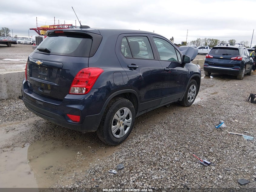 Vin: 3gncjksbxjl401779, lot: 46701169, chevrolet trax ls 20184