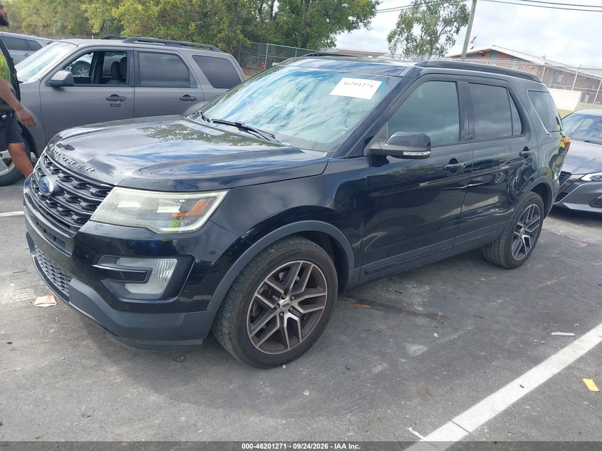 Vin: 1fm5k8gtxggc64256, lot: 46701183, ford explorer sport 20162