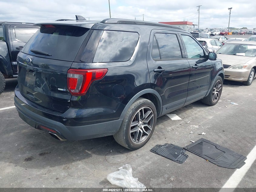 Vin: 1fm5k8gtxggc64256, lot: 46701183, ford explorer sport 20164