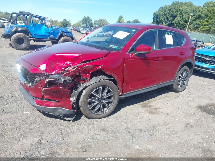 Vin: jm3kfbdm6j0372757, lot: 46701185, mazda cx-5 grand touring 20182