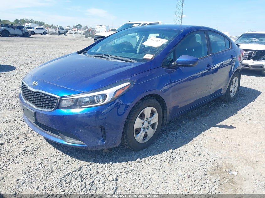 Vin: 3kpfl4a75he091547, lot: 46701186, kia forte lx 20172
