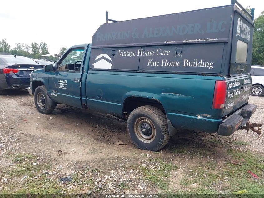 CHEVROLET C2500 1998 VIN 1GCGC24R3WZ279197