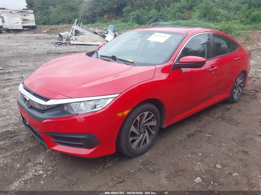 Vin: 2hgfc2f71gh556696, lot: 46701209, honda civic ex 20162
