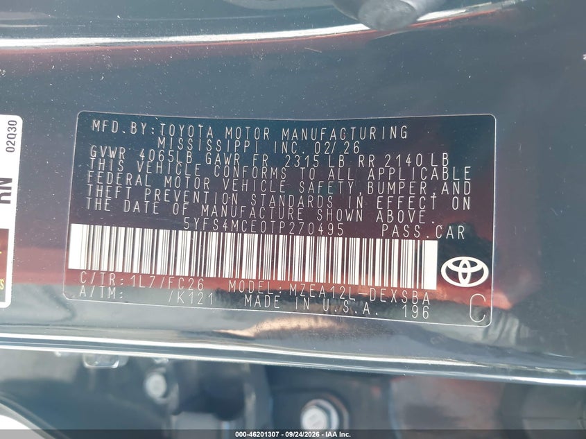 TOYOTA COROLLA - zdjęcie 9