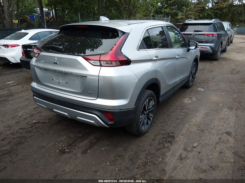Vin: ja4atwaa7rz077991, lot: 46701226, mitsubishi eclipse cross se s-awc/sel s-awc 20244