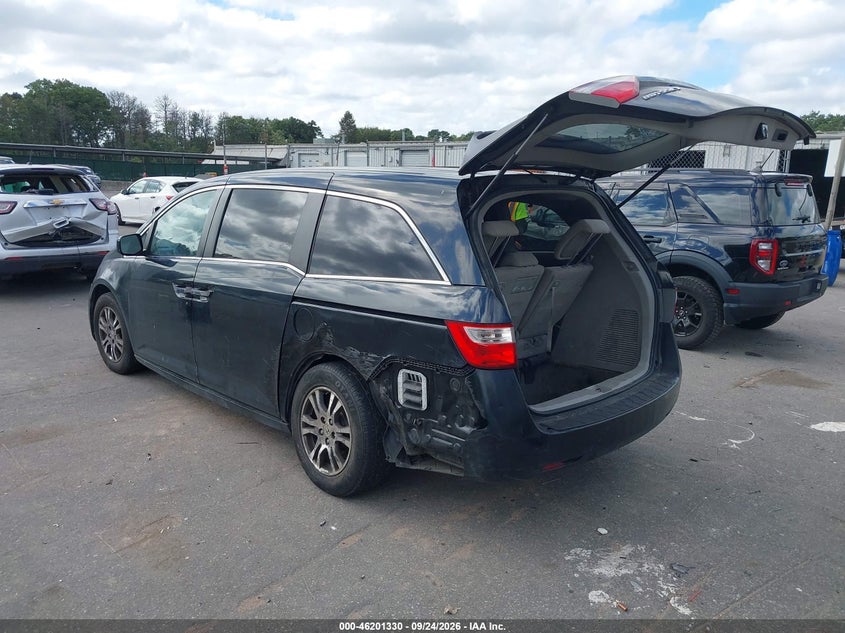 Vin: 5fnrl5h44bb104286, lot: 46701242, honda odyssey ex 20113