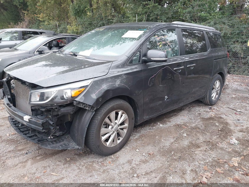 Vin: kndmb5c14f6053920, lot: 46701245, kia sedona lx 20152