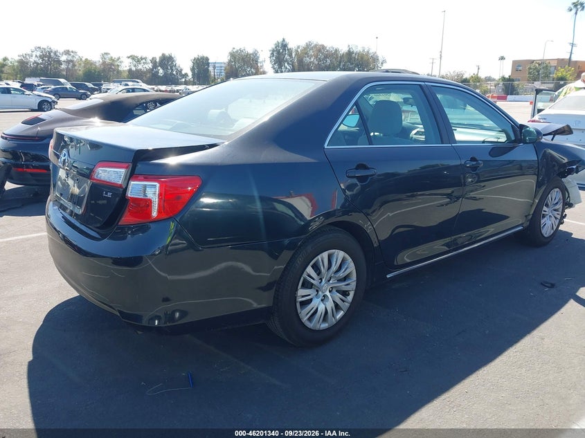 Vin: 4t1bf1fk6cu164254, lot: 46701252, toyota camry le 20124