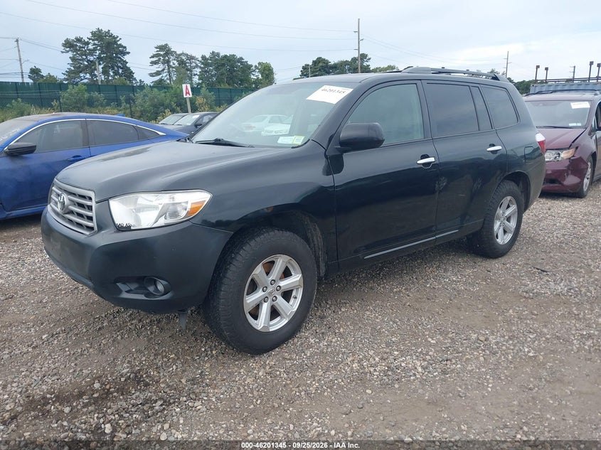 Vin: 5tdjk3eh8as036774, lot: 46701257, toyota highlander se 20102