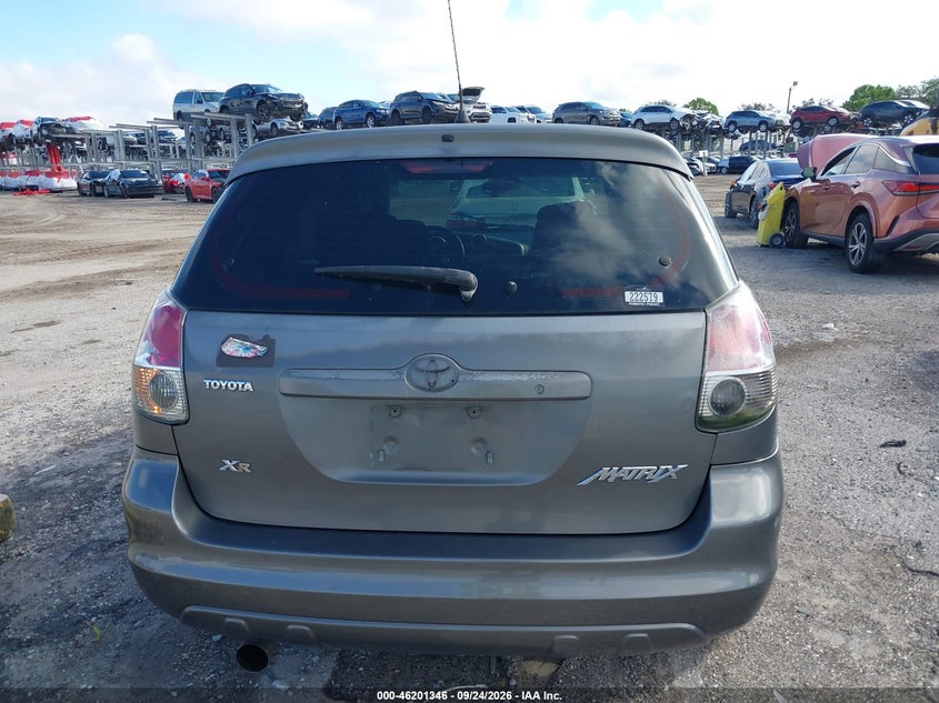 TOYOTA MATRIX 2008 VIN 2T1KR32E78C698147