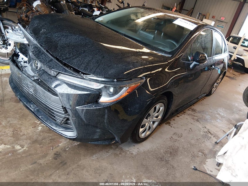 Vin: jtdb4mee0pj010167, lot: 46701268, toyota corolla le 20232