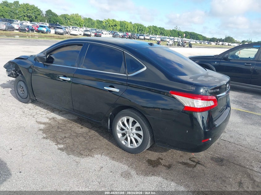 Vin: 3n1ab7ap9fl650320, lot: 46701296, nissan sentra fe+ s/s/sl/sr/sv 20153