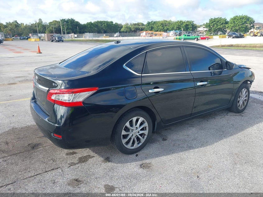 Vin: 3n1ab7ap9fl650320, lot: 46701296, nissan sentra fe+ s/s/sl/sr/sv 20154