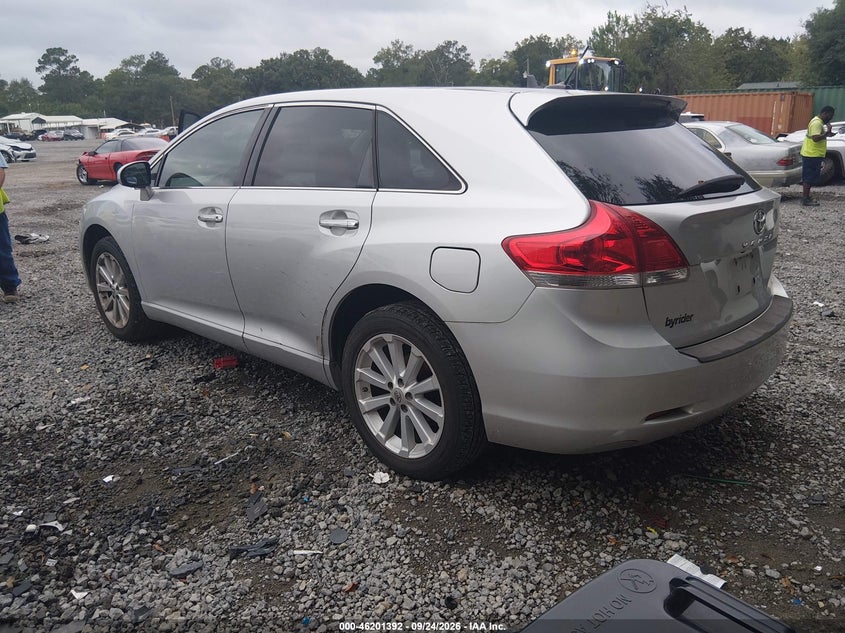 Vin: 4t3ba3bb1au018624, lot: 46701304, toyota venza 20103