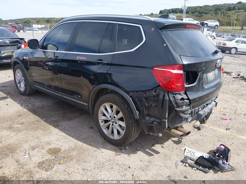 Vin: 5uxwx5c5xcl718134, lot: 46701315, bmw x3 xdrive28i 20123