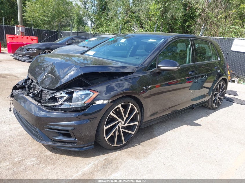 Vin: wvwwf7au9jw065687, lot: 46701320, volkswagen golf r 2.0t w/dcc   navigation 20182