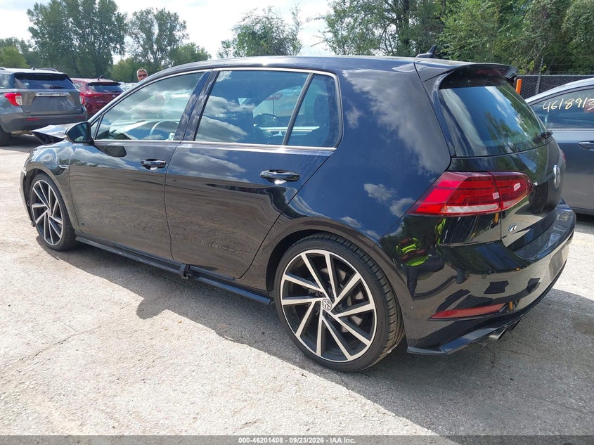 Vin: wvwwf7au9jw065687, lot: 46701320, volkswagen golf r 2.0t w/dcc   navigation 20183