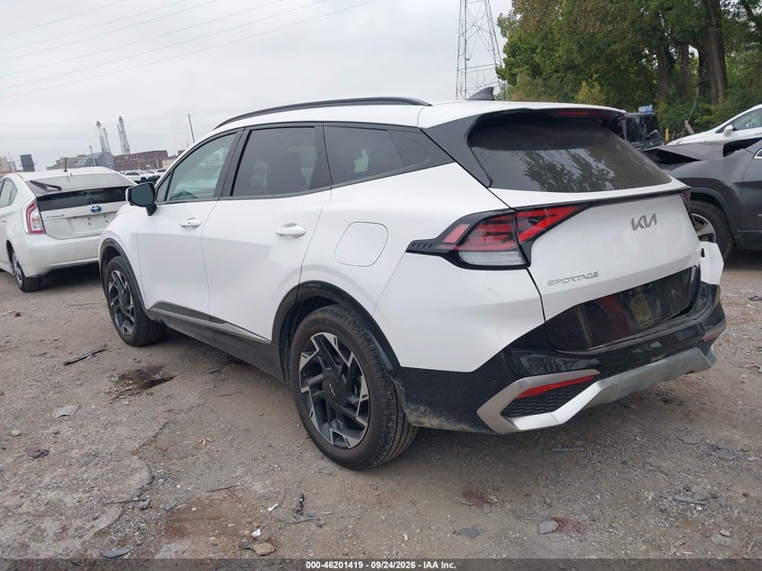 Vin: 5xyk53df9sg291007, lot: 46701331, kia sportage sx-prestige 20253