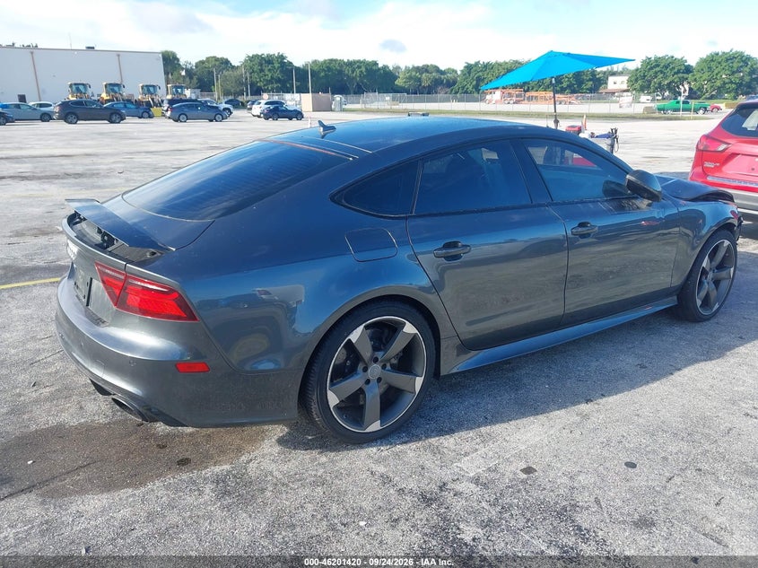 Vin: wuawrafc4hn900571, lot: 46701332, audi rs 7 4.0t performance prestige 20174