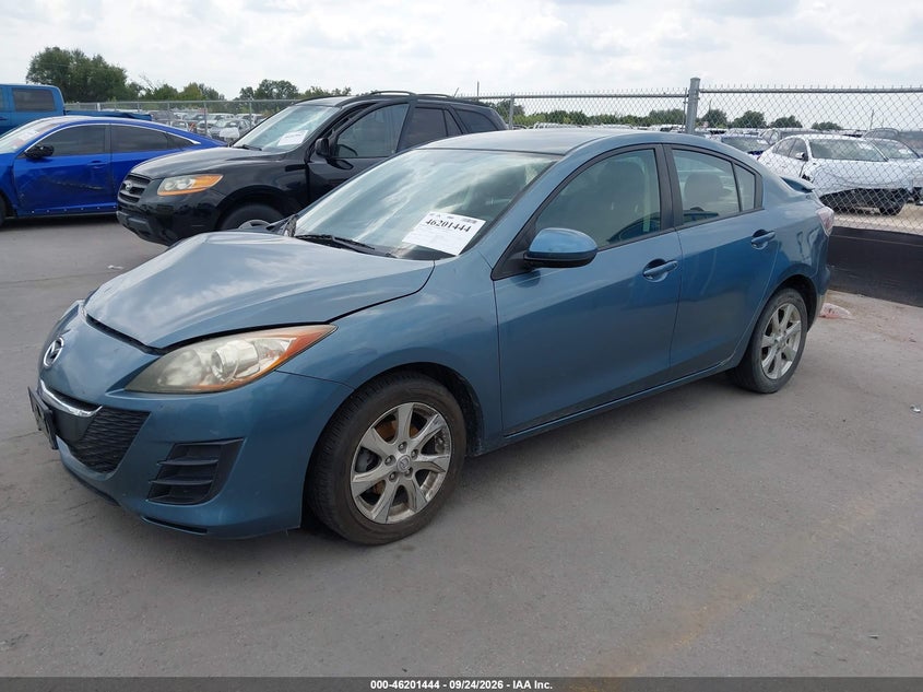 Vin: jm1bl1sf2a1142417, lot: 46701356, mazda mazda3 i touring 20102